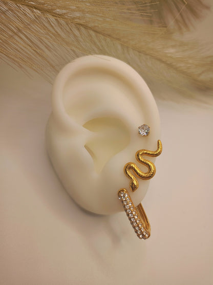 Orecchini Grace Rettangolari Pavè