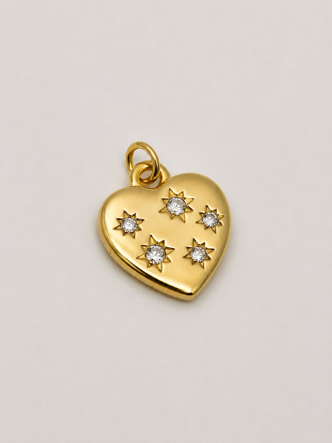 Ciondolo Cuore Stellato