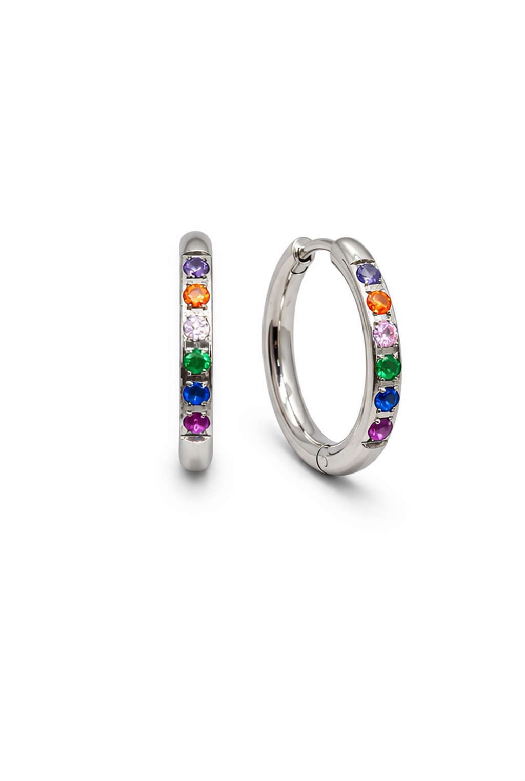 Orecchini Hoop Martina Rainbow