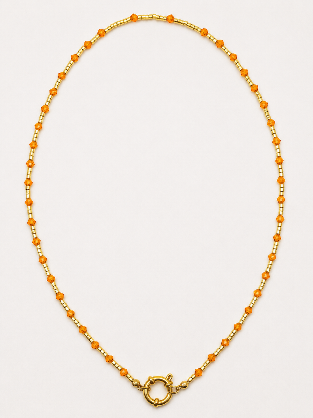 Collana Crystal Moschettone Timone