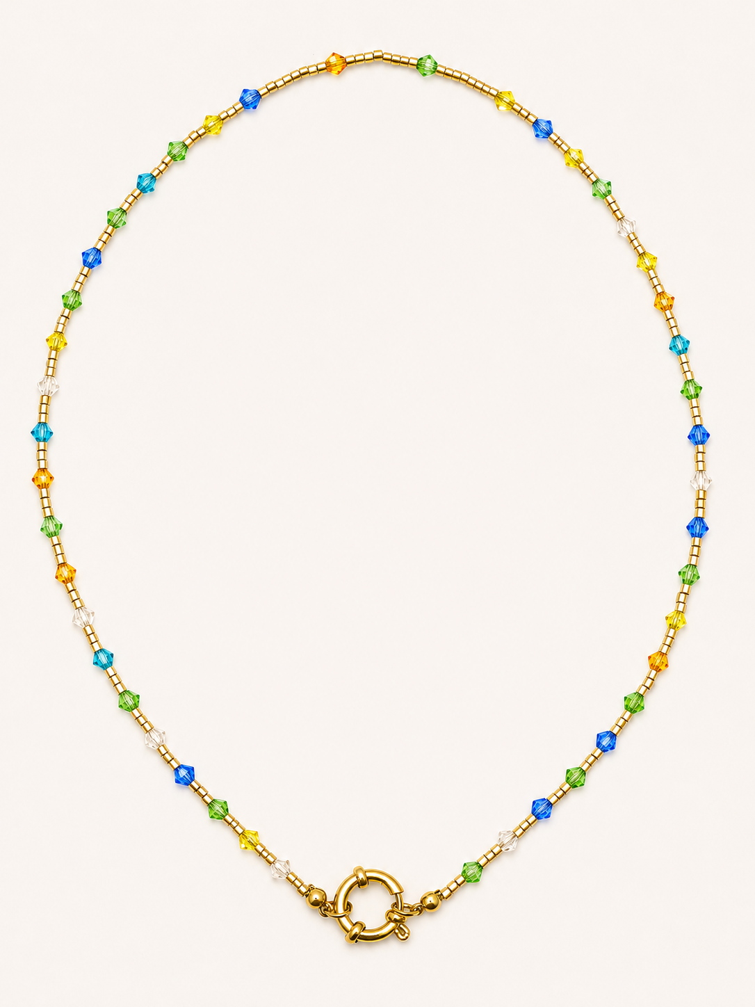 Collana Crystal Moschettone Timone