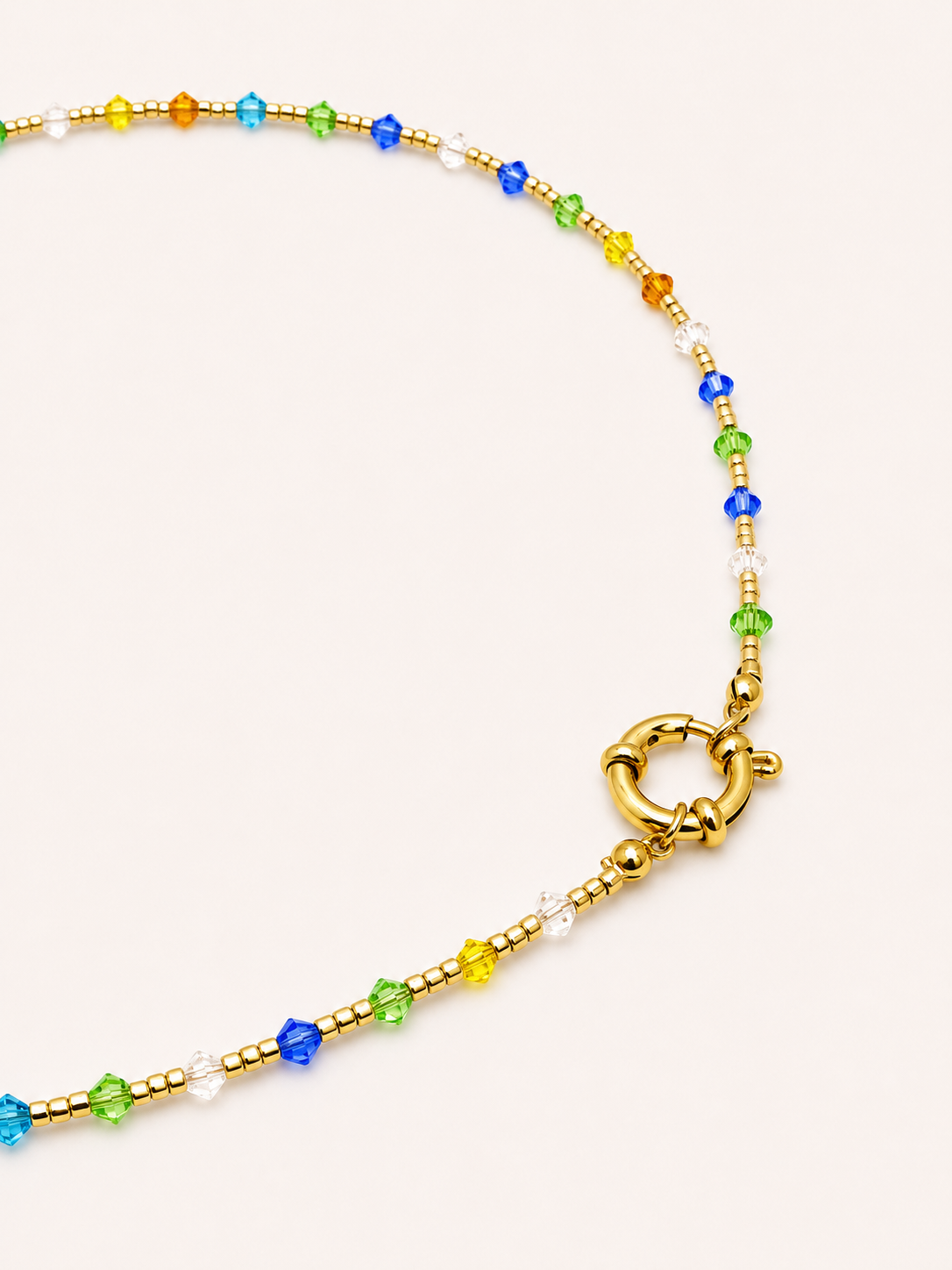 Collana Crystal Moschettone Timone