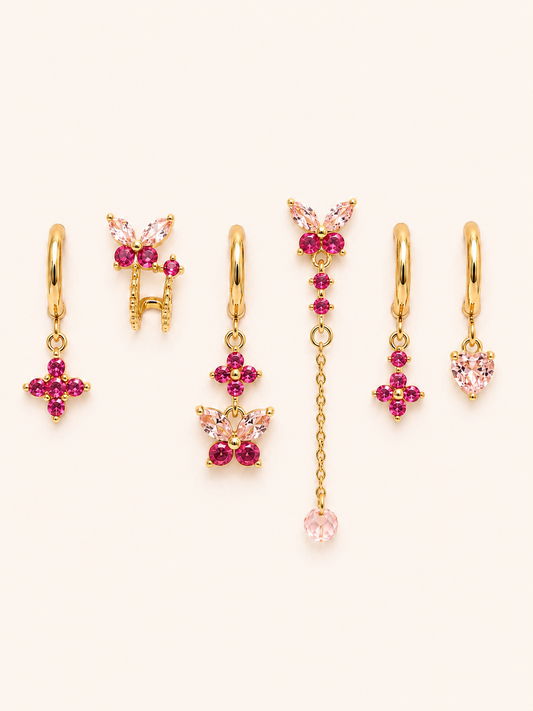 Set Orecchini Farfalla Bijou