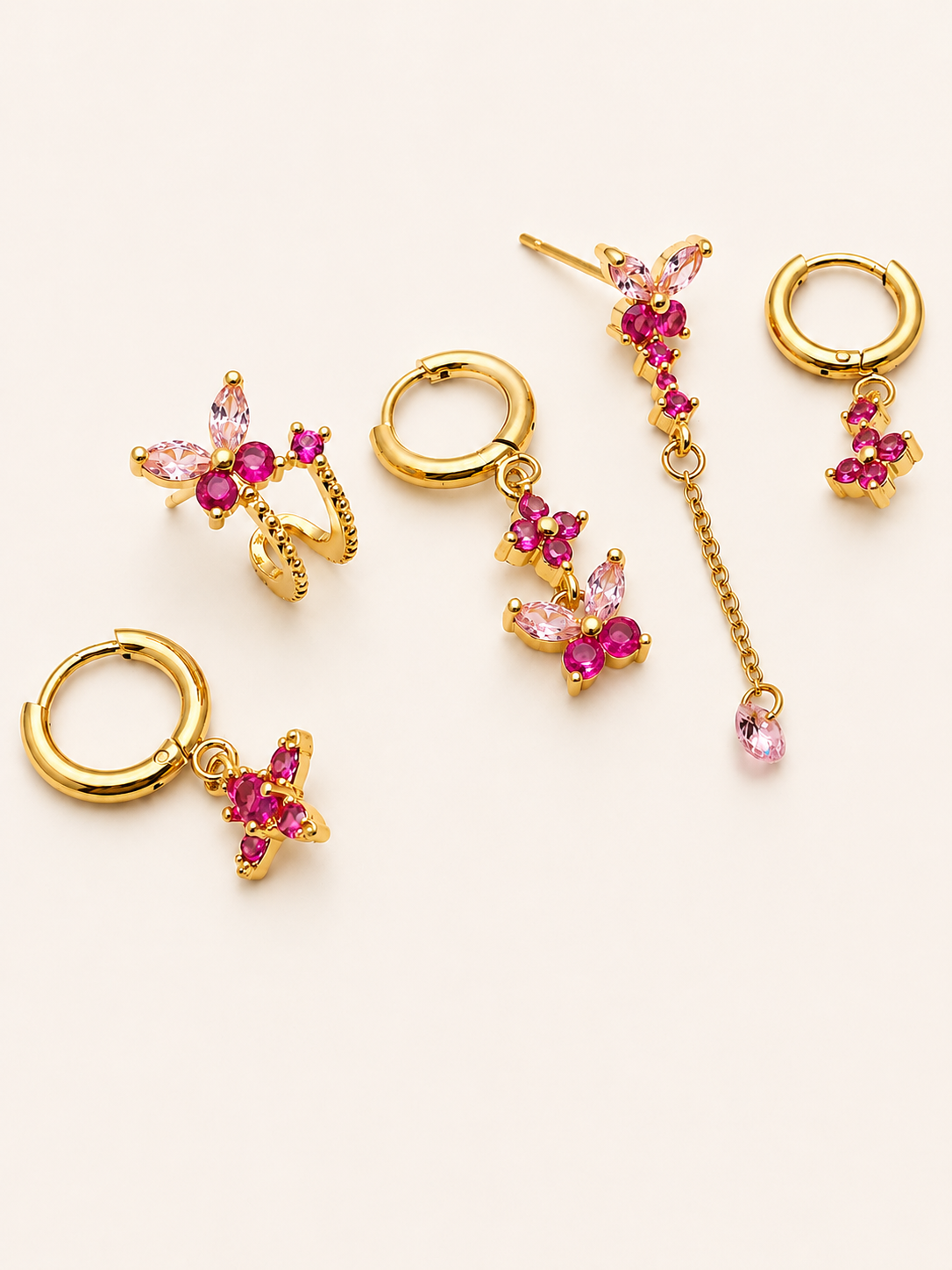 Set Orecchini Farfalla Bijou