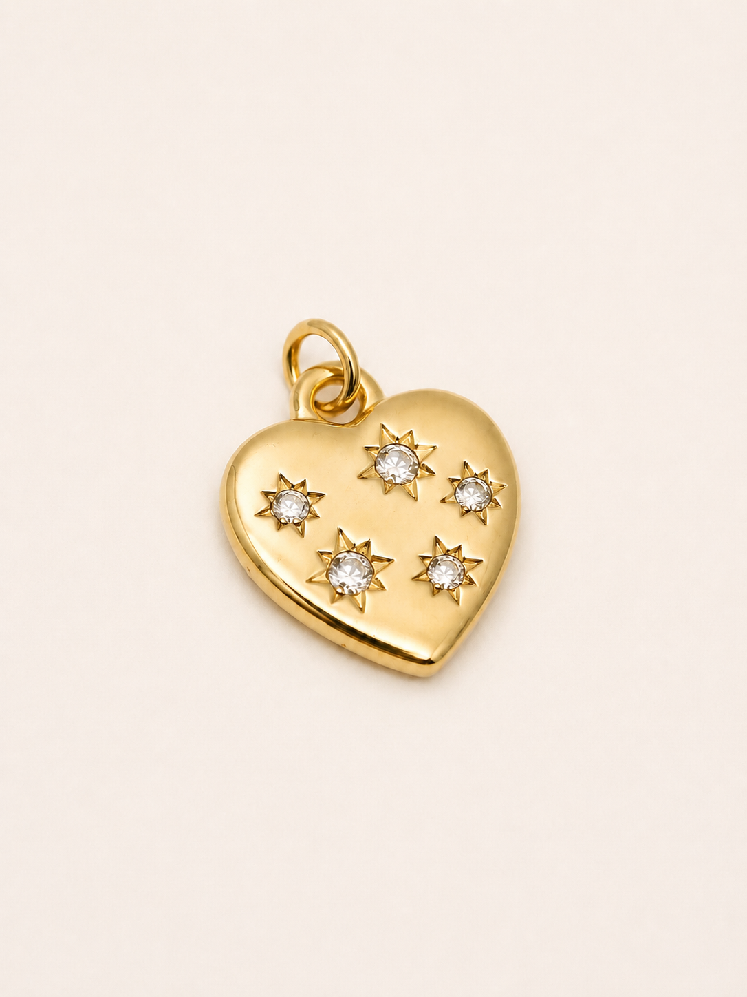 Ciondolo Cuore Stellato