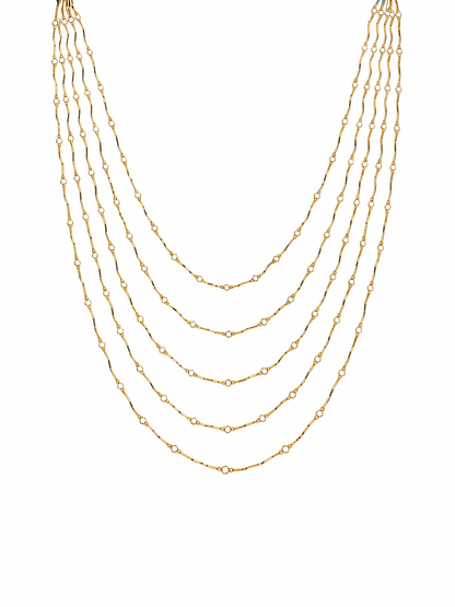 Collana Illusion Cinque Fili
