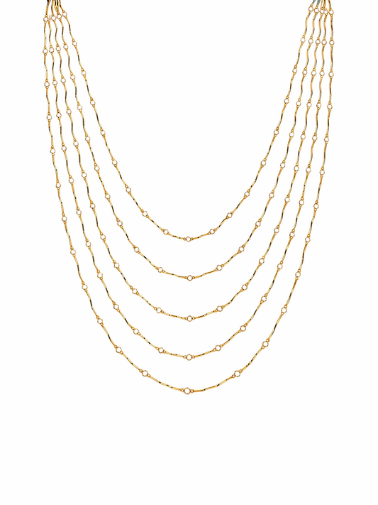 Collana Illusion Cinque Fili