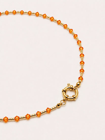 Collana Crystal Moschettone Timone