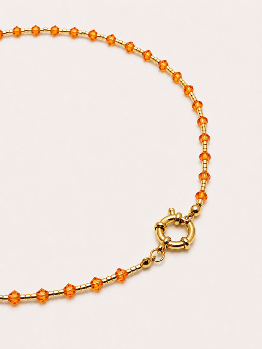 Collana Crystal Moschettone Timone