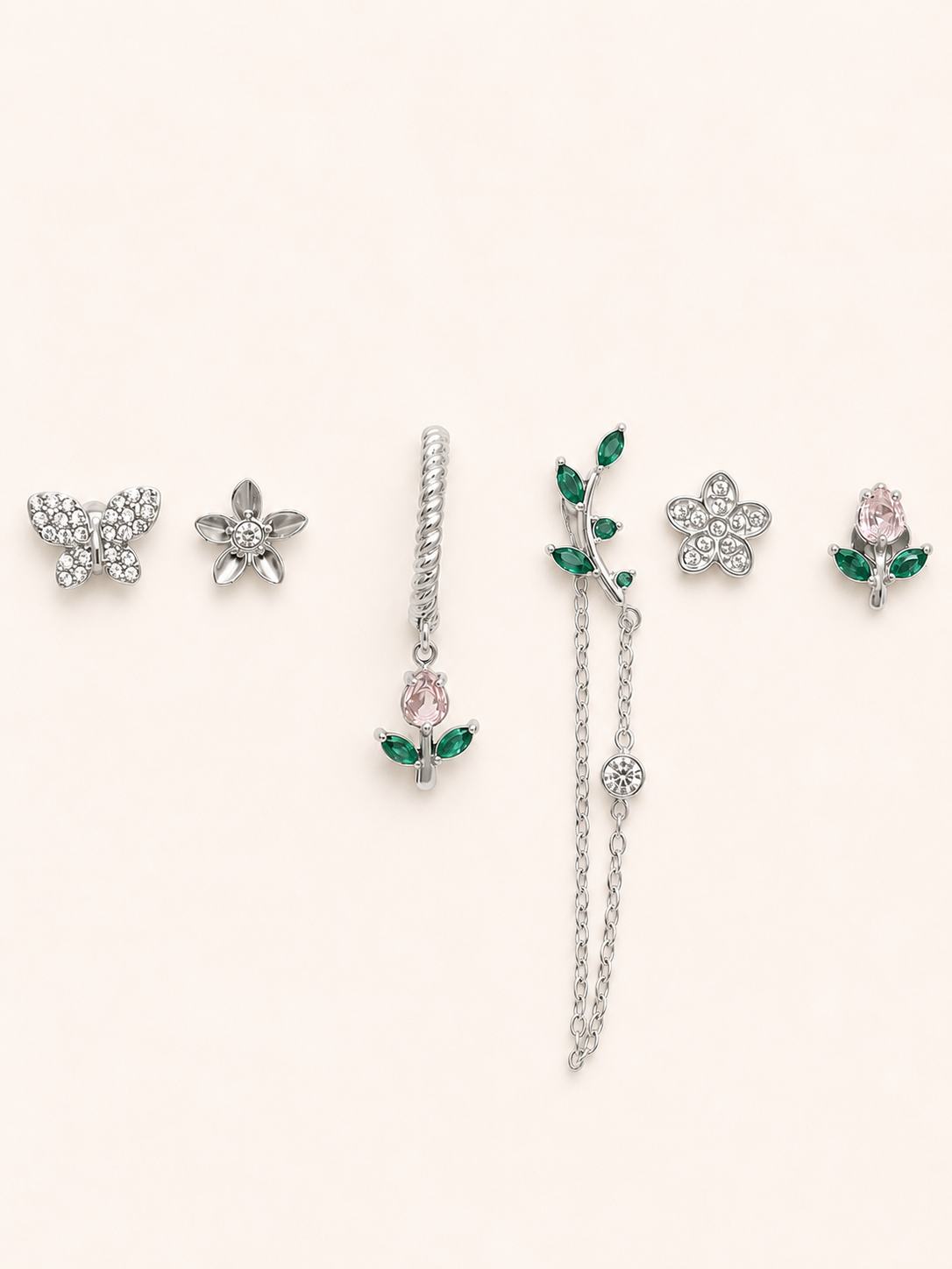 Set Orecchini Primavera Tulip
