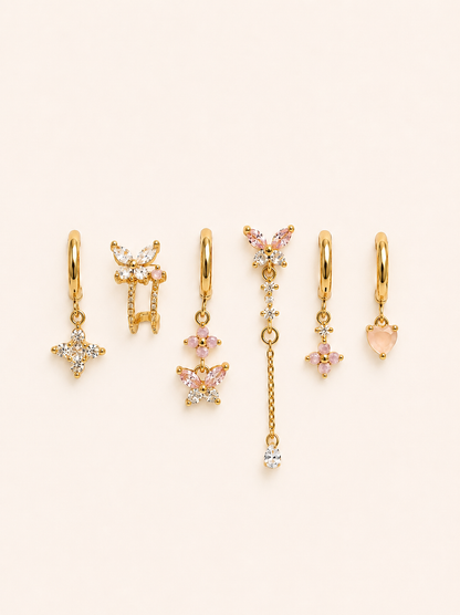 Set Orecchini Farfalla Bijou