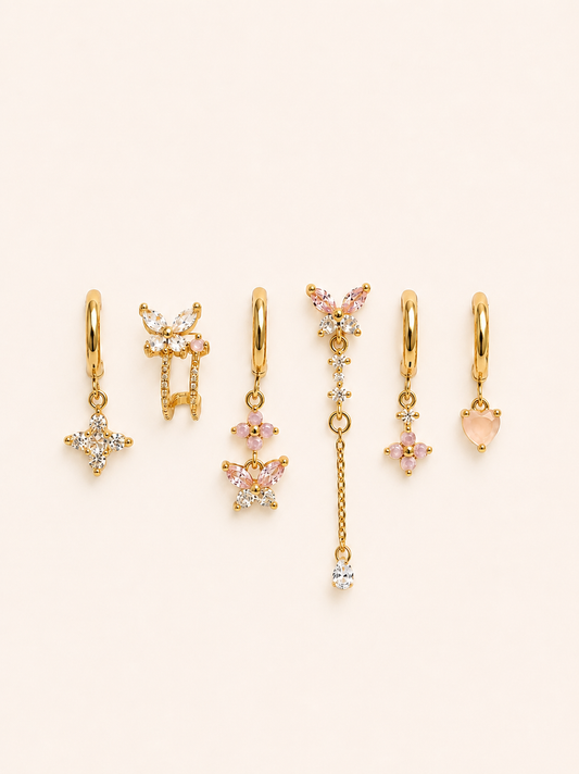 Set Orecchini Farfalla Bijou