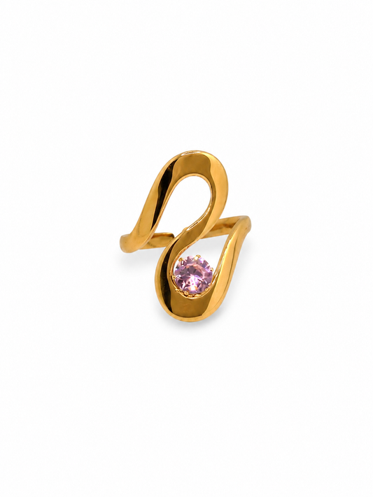 Anello Infinity Pink