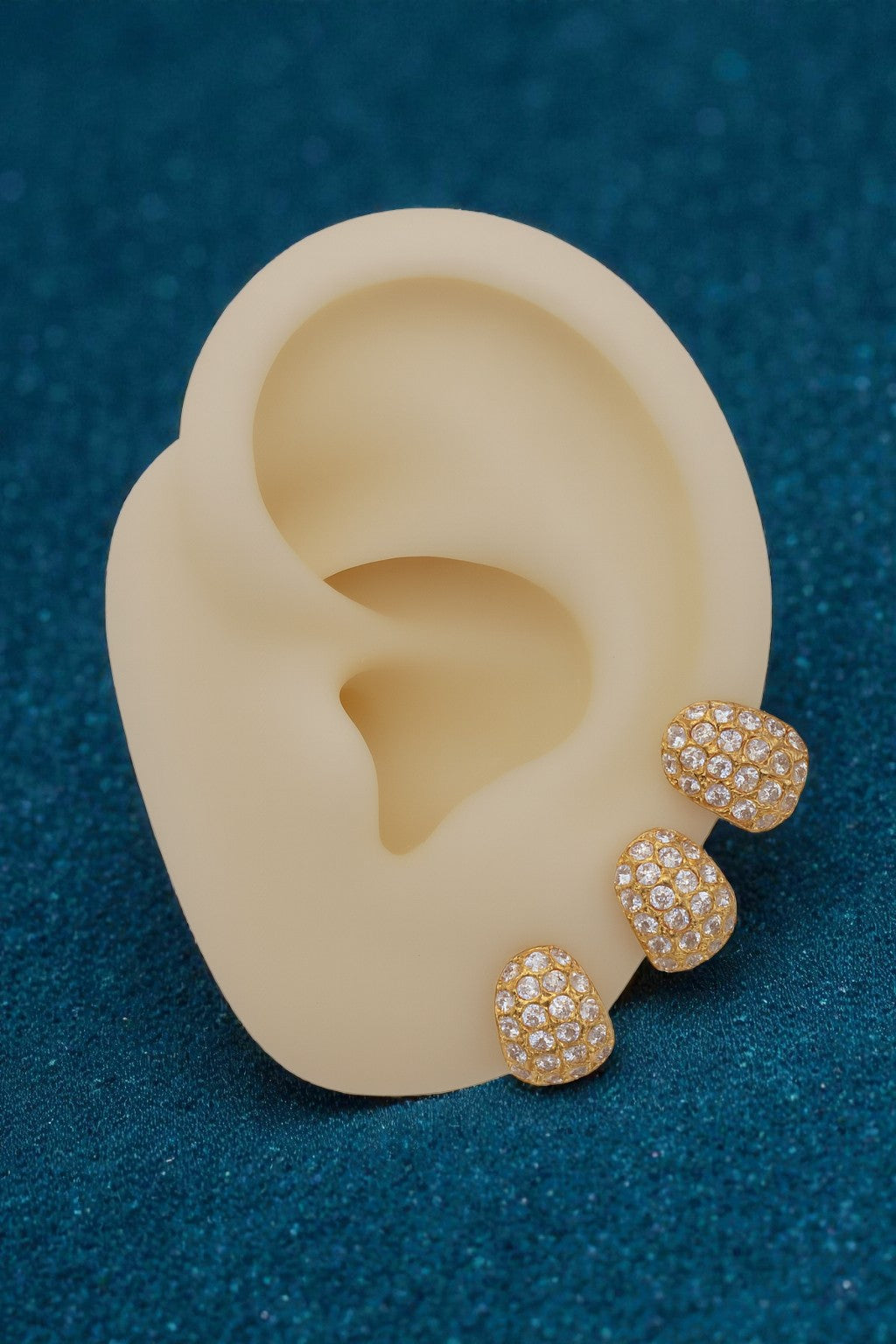 Orecchini Lobetto Petite Pavè