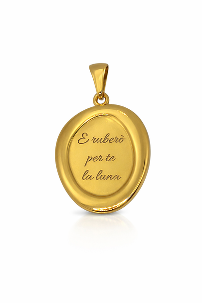 Ciondolo Inciso E Ruberò Per Te La Luna