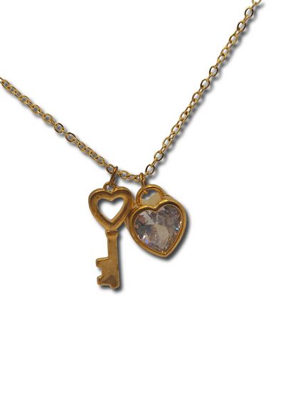 Collana Chiave Del Cuore