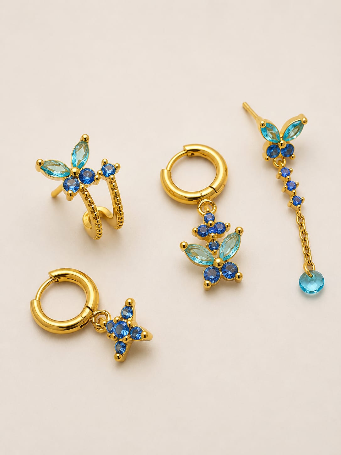Set Orecchini Farfalla Bijou