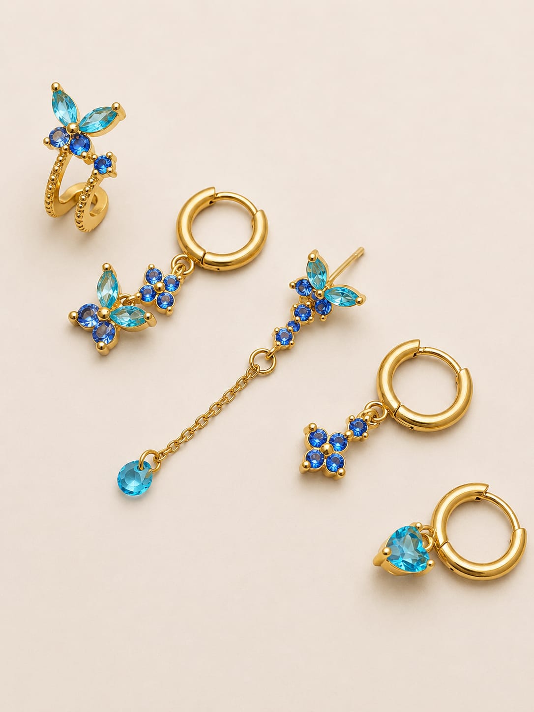 Set Orecchini Farfalla Bijou