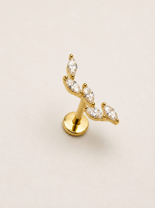 Piercing Ramo di foglie