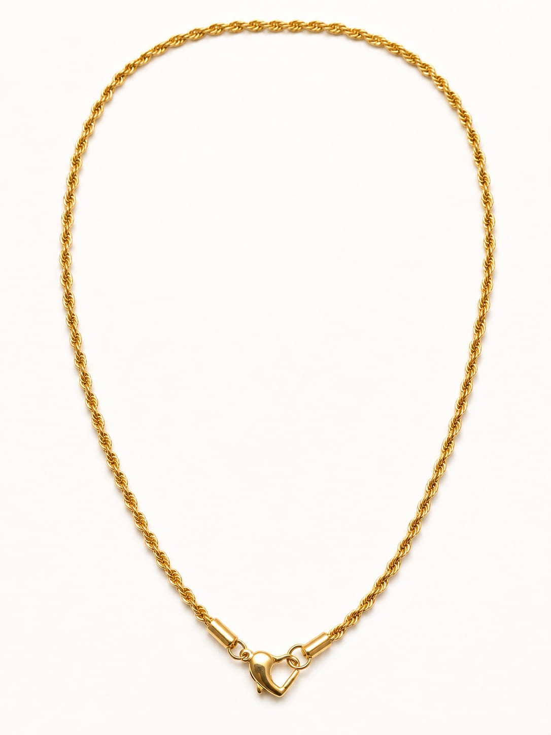 Collana Twist Gancio Cuore Girocollo