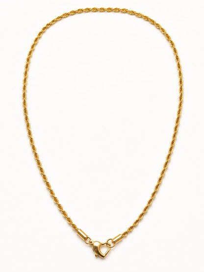 Collana Twist Gancio Cuore Girocollo