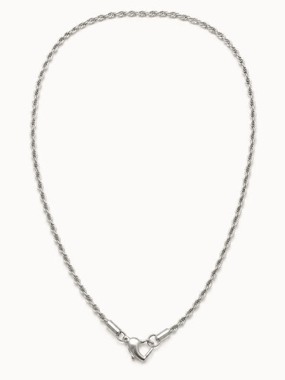 Collana Twist Gancio Cuore Girocollo