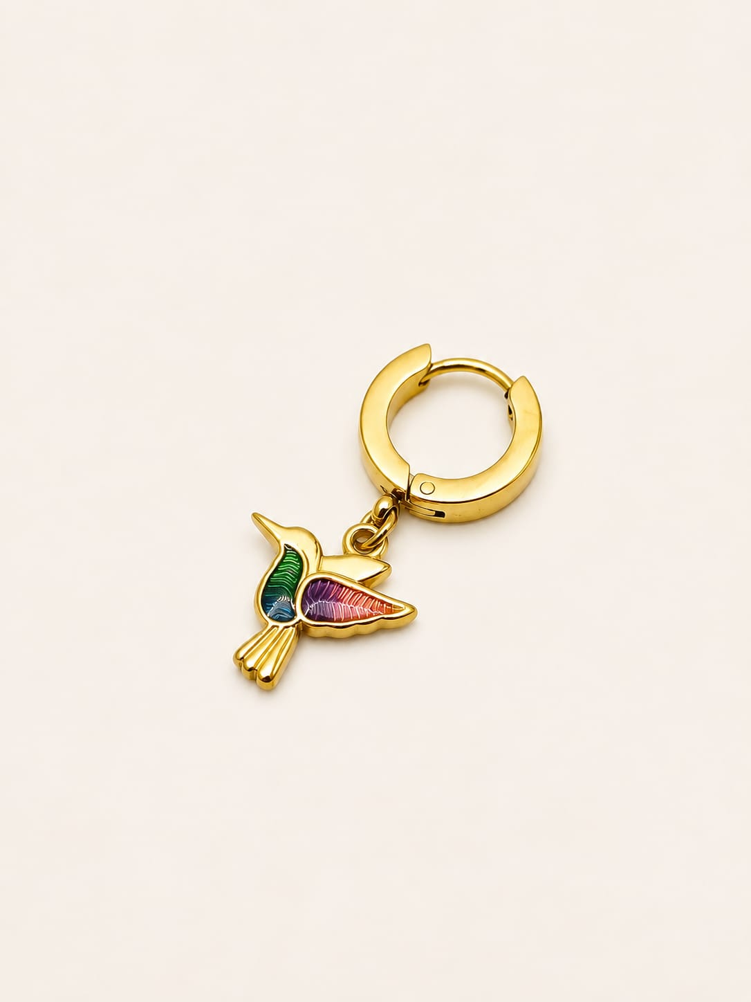 Orecchino Hoop Colibrì