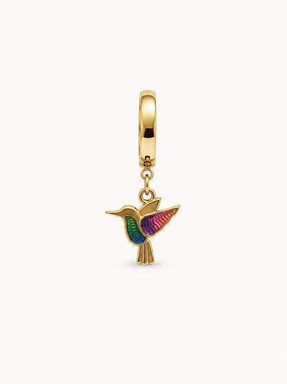 Orecchino Hoop Colibrì