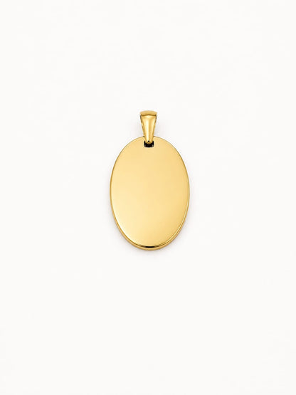 Ciondolo Minimal Ovale Personalizzabile