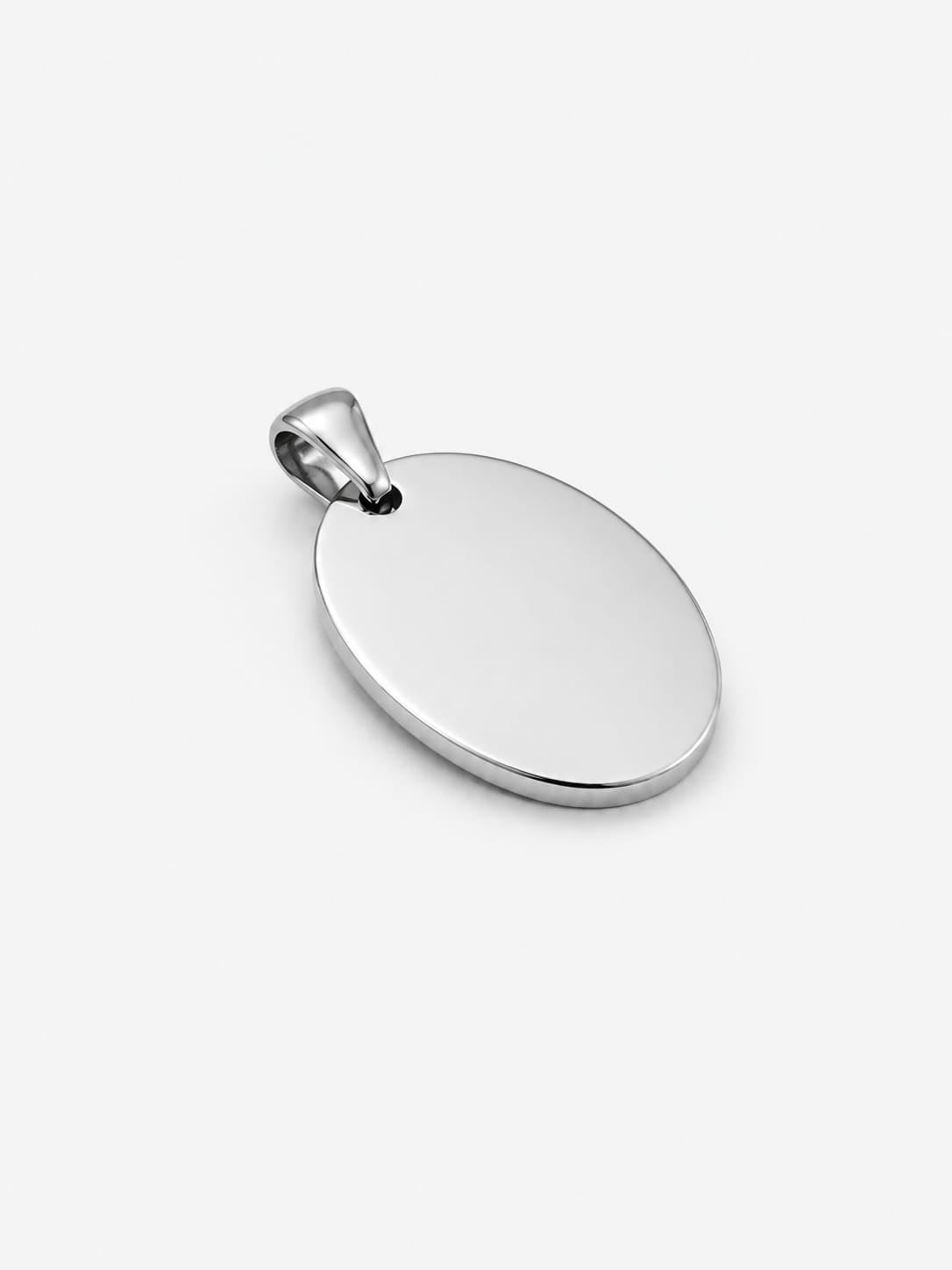 Ciondolo Minimal Ovale Personalizzabile