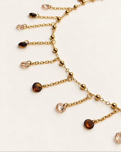 Collana Amber Rain