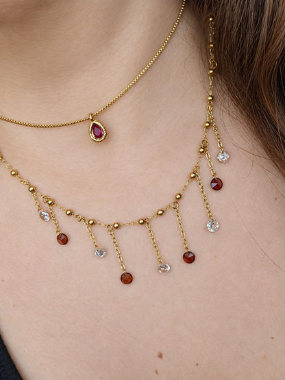 Collana Amber Rain