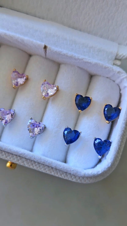 Orecchini Lobetto Punto Luce Cuore