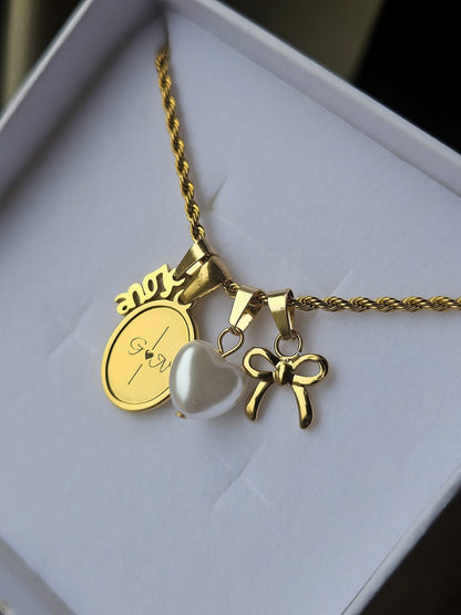 Ciondolo Ovale Piccolo Personalizzabile