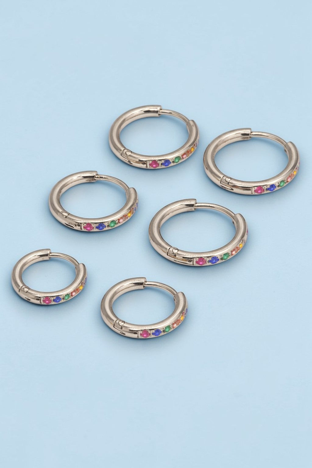 Orecchini Hoop Martina Rainbow
