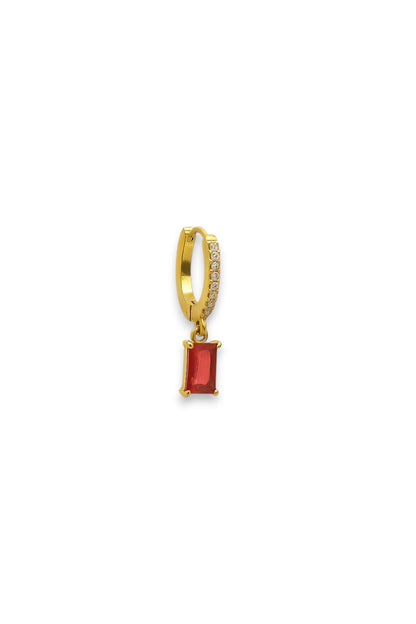 Orecchino Hoop Chic Baguette
