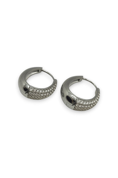 Orecchini Hoop Chicca Sparkling