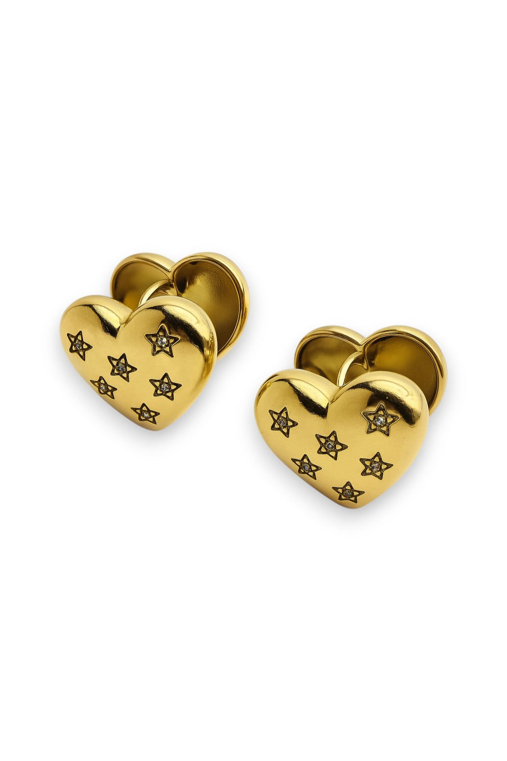 Orecchini Cuore Bottone