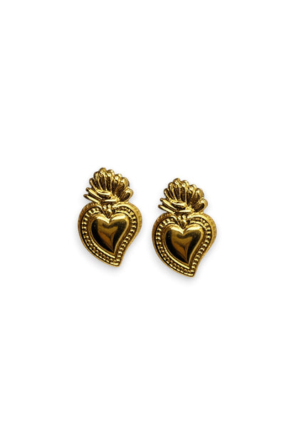 Orecchini Lobetto Cuore Sacro