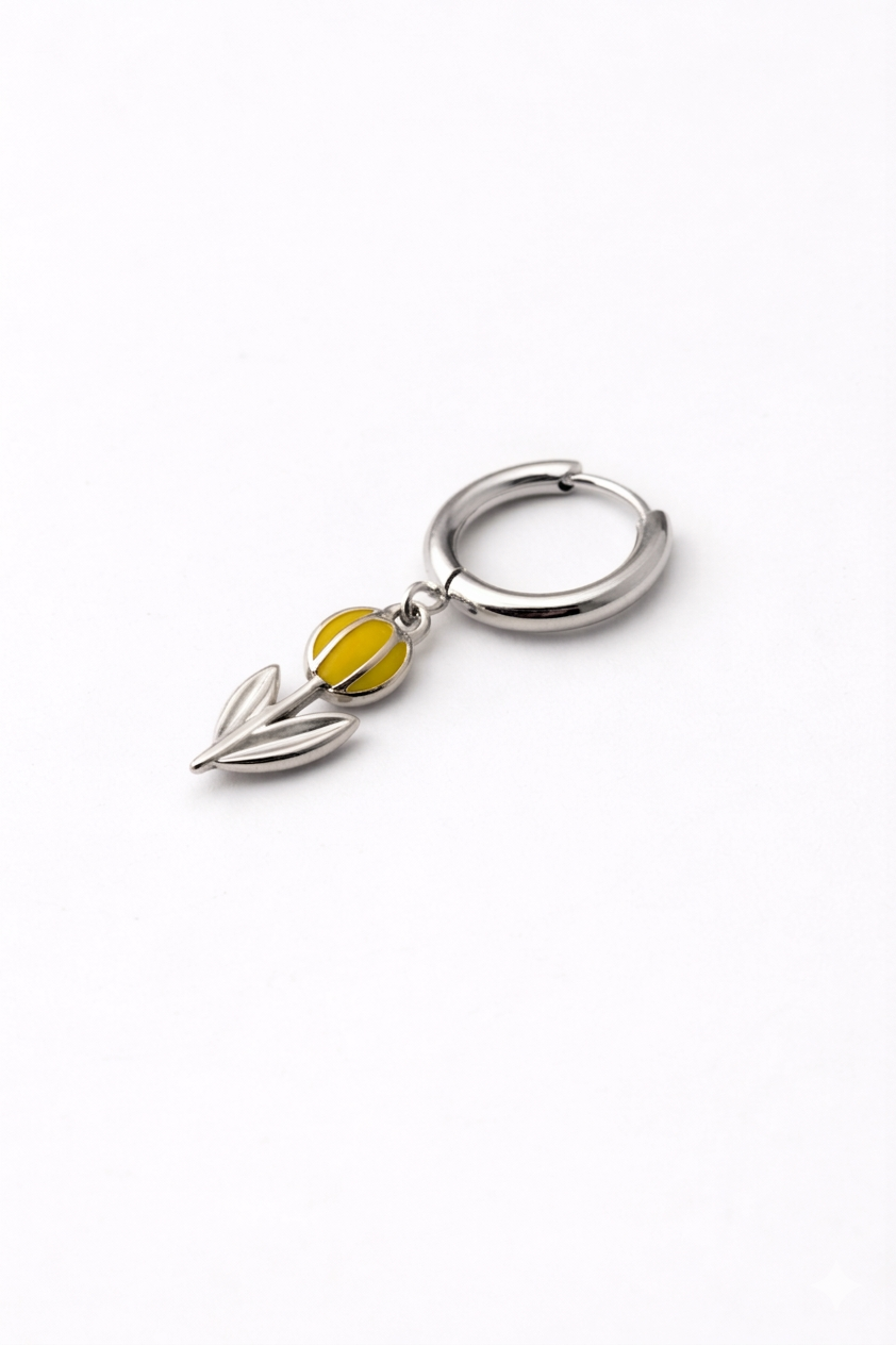Orecchino Hoop Tulipano