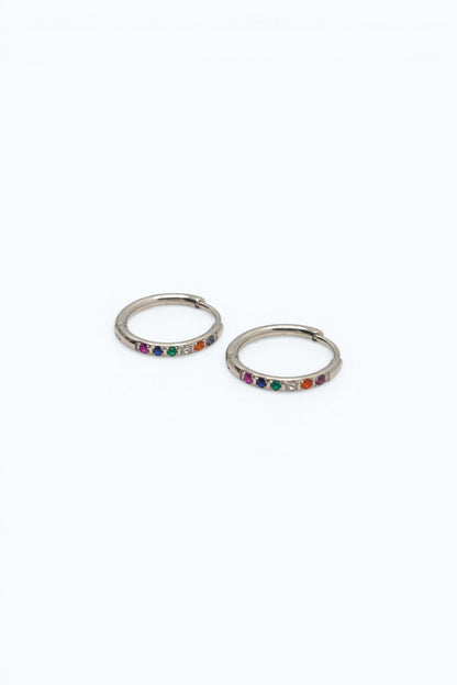 Orecchini Hoop Martina Rainbow