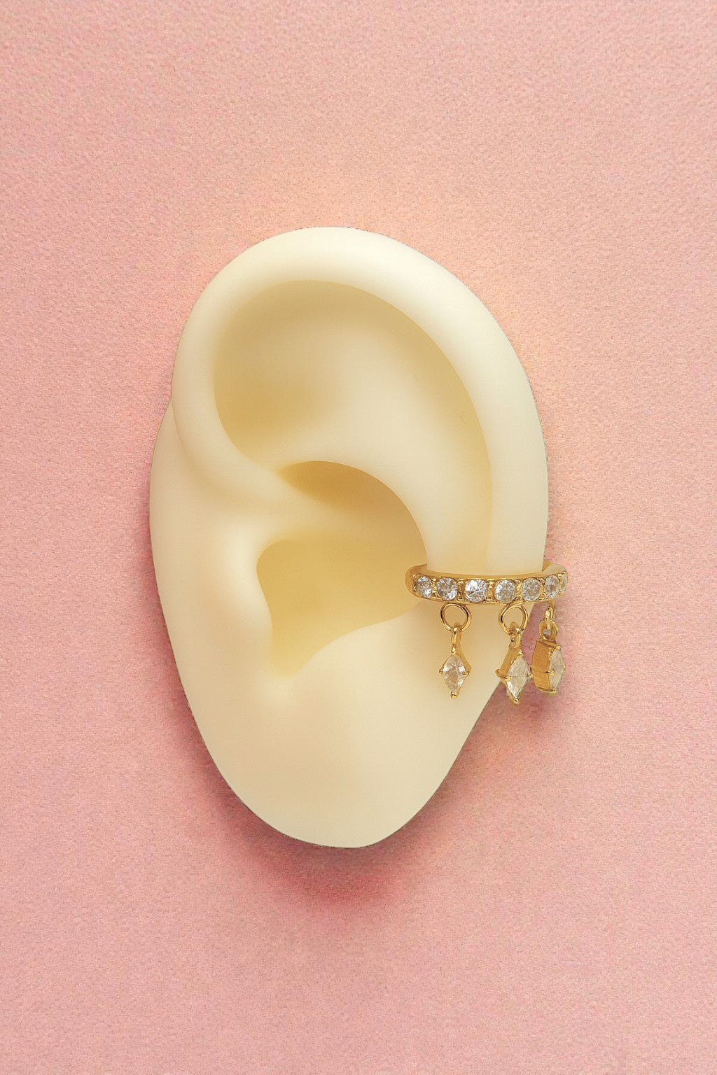 Ear Cuff Crystal Rain