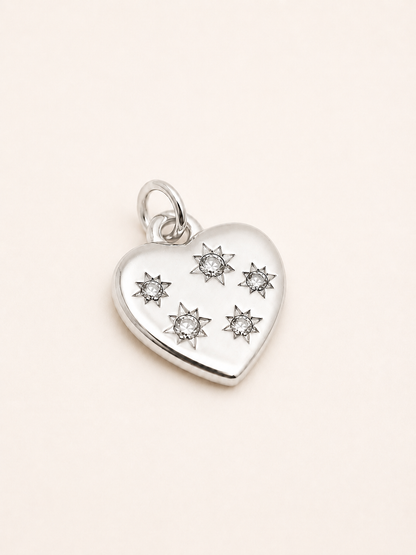 Ciondolo Cuore Stellato