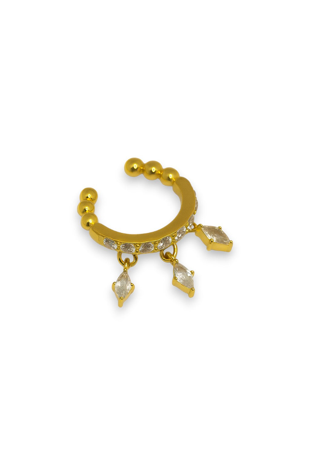 Ear Cuff Crystal Rain