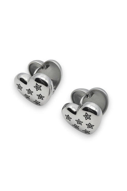 Orecchini Cuore Bottone