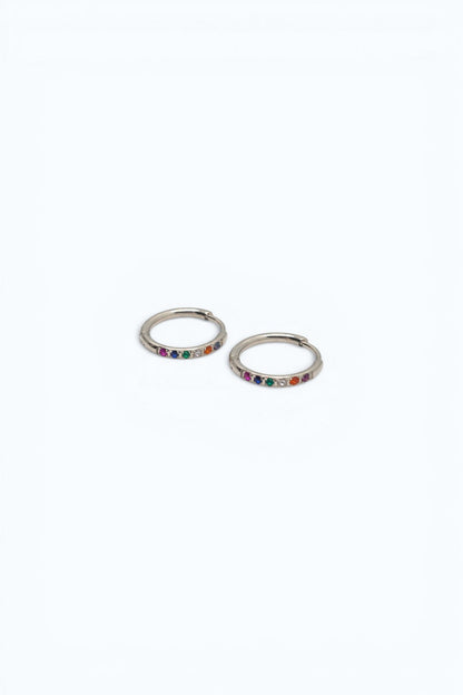 Orecchini Hoop Martina Rainbow