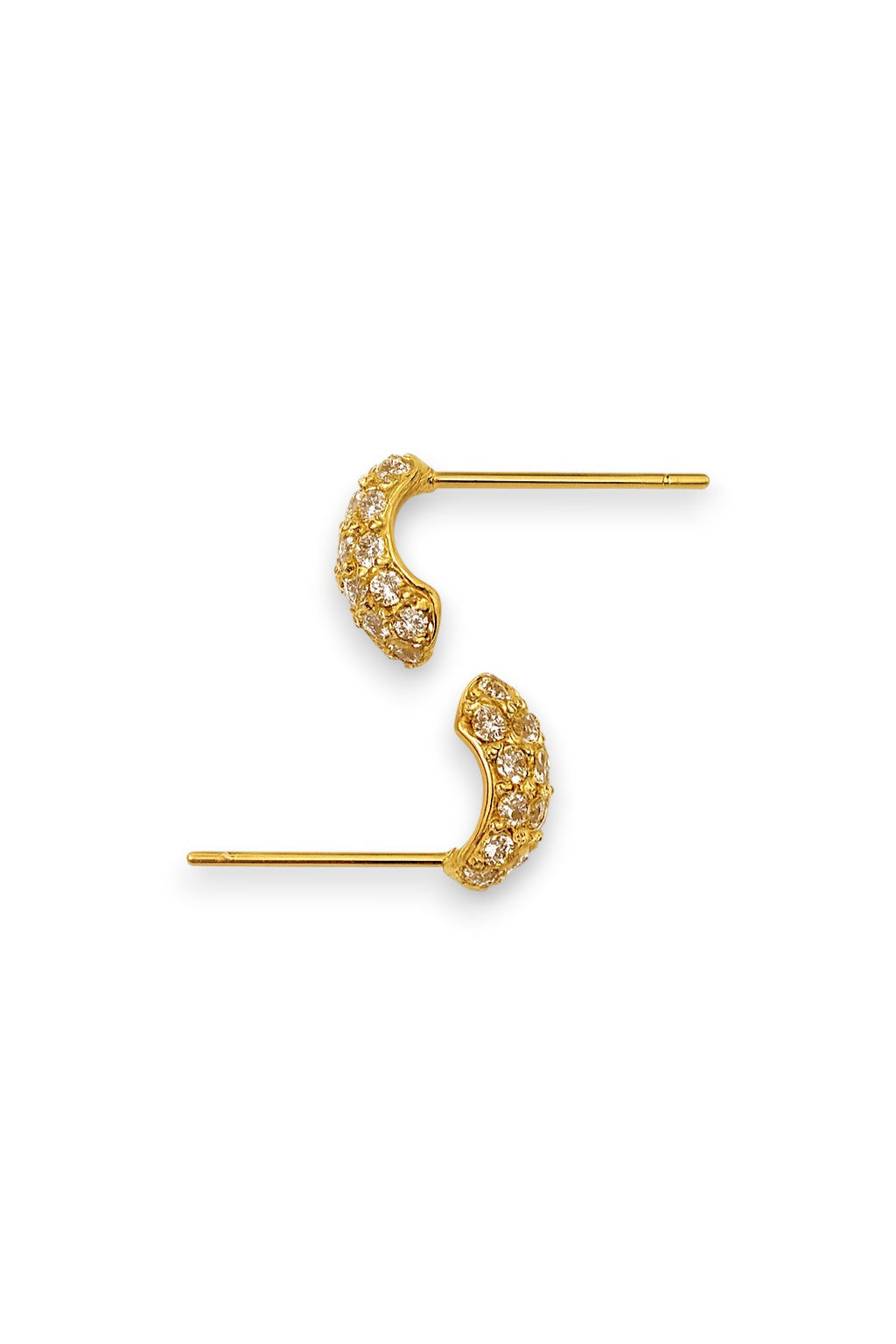 Orecchini Lobetto Petite Pavè