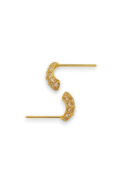 Orecchini Lobetto Petite Pavè