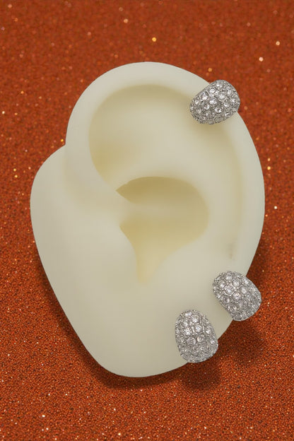 Orecchini Lobetto Petite Pavè