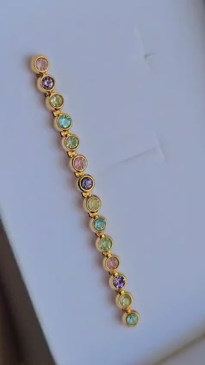 Orecchino Pendente Lumière Pastello